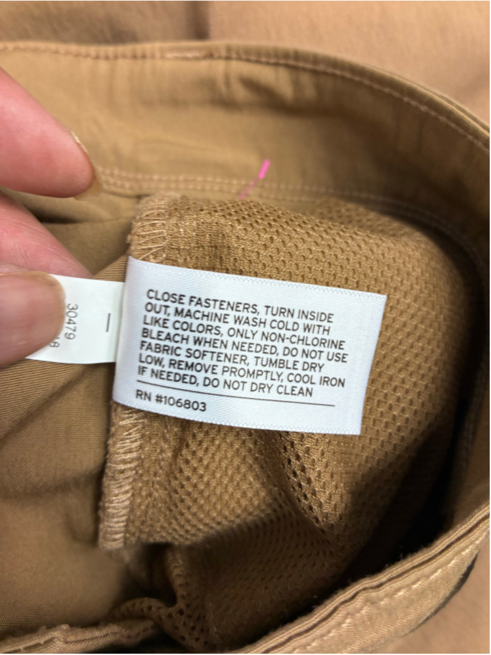 Men's Duluth Trading Co. Cargo Pants Beige Waist 42x30